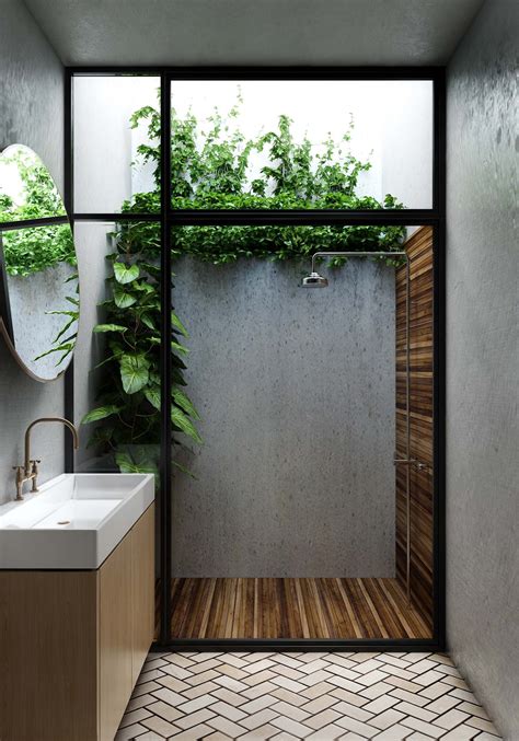 People tend to do outdoor activities much more in summer. Indoor outdoor shower | Indoor outdoor bathroom, Outdoor ...