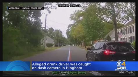 alleged drunk driver caught on dash camera in one news page video