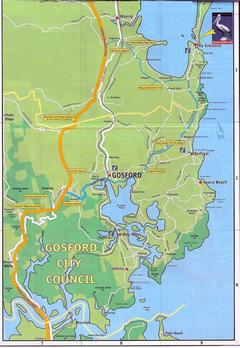 Gosford Nsw Map