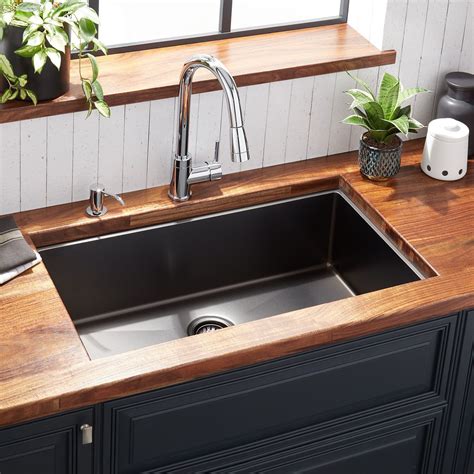 Buy kitchen sinks and get the best deals at the lowest prices on ebay! 32" Atlas Stainless Steel Undermount Kitchen Sink In ...