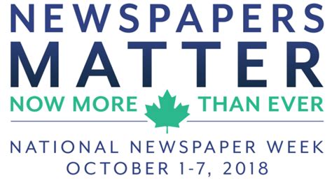 The Big Reveal Our Official National Newspaper Week Logo News Media