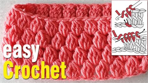 Crochet How To Crochet A Puff Stitch Pattern Youtube