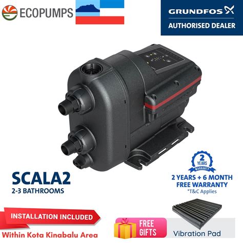 With Installation Grundfos Scala2 Compact Self Priming Booster With