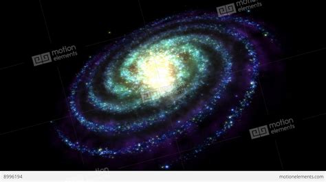 Rotating Galaxy Milky Way Loop Stock Animation 8996194