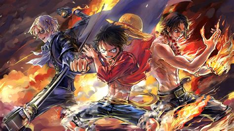 1600x900 Resolution Luffy Ace And Sabo One Piece Team 1600x900