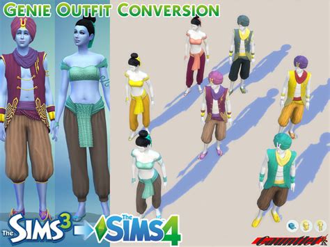 Sims3 To Sims4 Genie Outfit Conversion By Gauntlet101010 On Deviantart