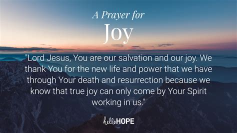 Prayer For Joy Hellohope
