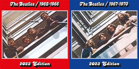 The Beatles Red And Blue Albums 1962 1966 And 1967 1970 2023 Remixed