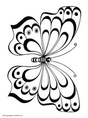 Teachers can use these coloring pages for child education butterflies, free download to butterfly coloring pages. Butterfly Coloring Pages. Free Printable Pictures For Kids.