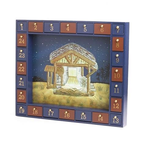 Kurt S Adler J3767 Magnetic Nativity Advent Calendar For Sale Online