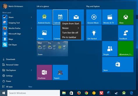 How To Customize Your Start Menu In Windows 10 Youtub