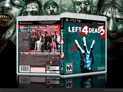 Left 4 Dead 3 Playstation 3 Box Art Cover By Nephilim83
