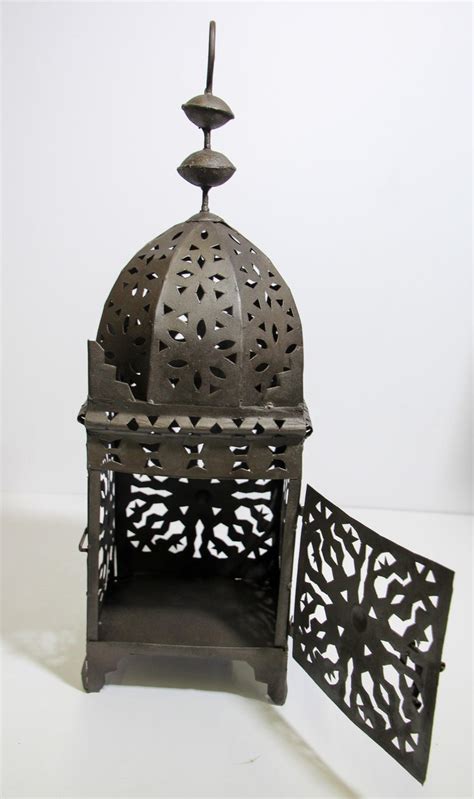 Maybe you would like to learn more about one of these? Large Moroccan Hurricane Metal Candle Kasbah Lantern For ...