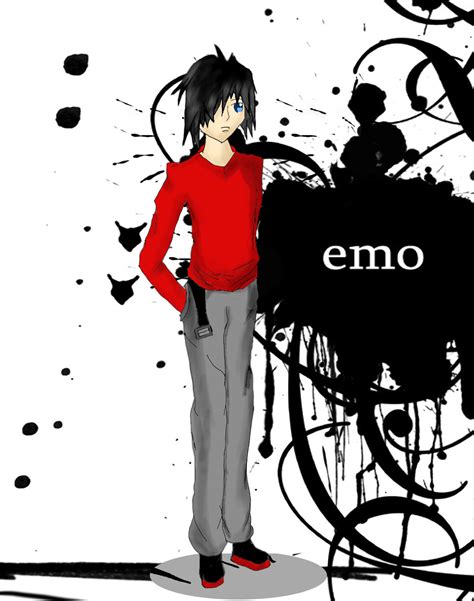 Emo Kid Drawing By Cloudymoe Dragoart