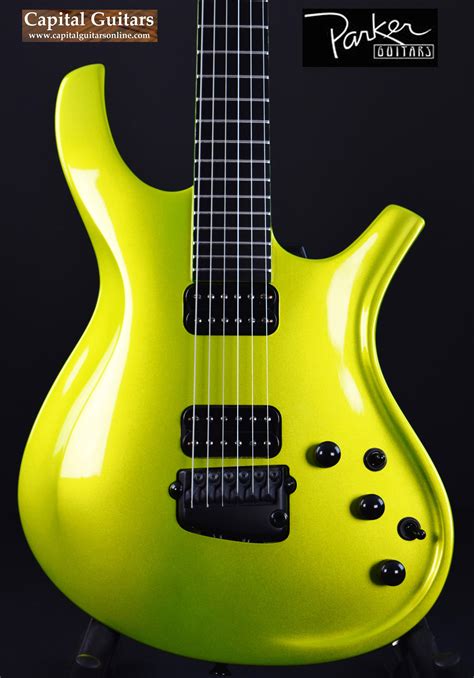 2014 Parker MaxxFly Set Neck DF842 Lime Gold > Guitars Electric Solid Body | Capital Guitars