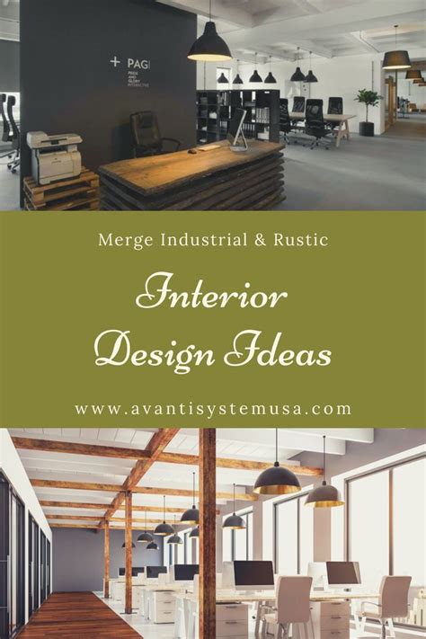 The Interior Design Ideas For An Industrial And Rustic Office