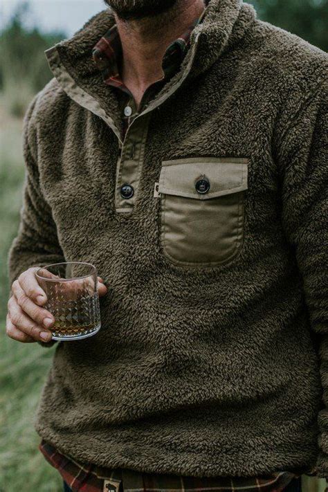 Kodiak Fleece Pullover Birchwood Green Mens Outdoor Fashion Mens