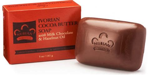 Nubian Heritage Bar Soap Ivorian Cocoa Butter 5 Oz Shea Butter