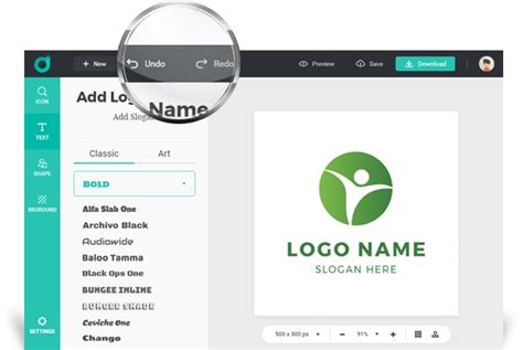 Free Logo Editor Edit Your Logo Design Online Easily Designevo