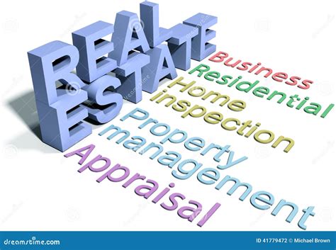 Real Estate Agency Home Business Services Stock Illustration