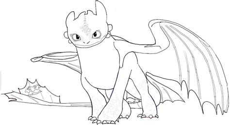 Finished Drawing Of Toothless From How To Train Your Dragon 2 Dragon