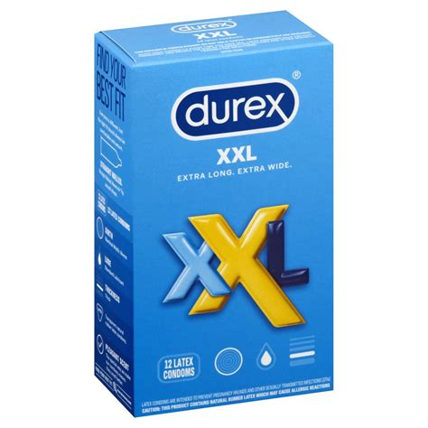 Durex Xxl Condoms Shop Condoms And Contraception At H E B