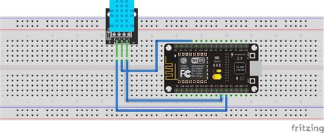 Dht And Nodemcu With Blynk Hackster Io Arduino Esp Projects Temperature And Humidity
