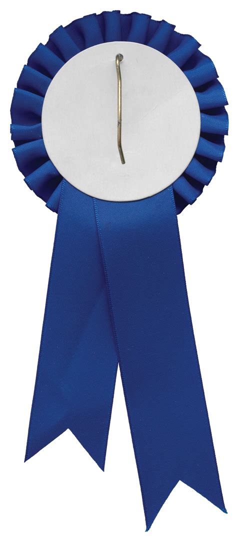 Blue Rosette W Hook 210mm Trinity Engraving Trophies And Picture Framing