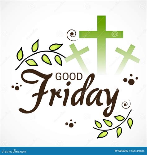 Good Friday Concept Illustration Of Jesus Christ Crucifixion On Good