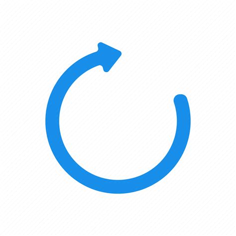 Blue Refresh Reload Rotate Sync Update Icon Download On Iconfinder