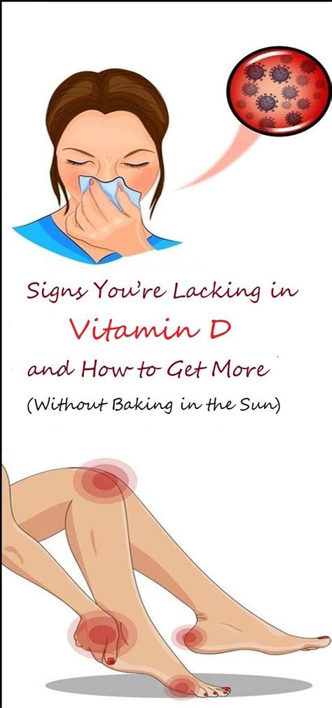 Social Media Infographic Signs Youre Lacking In Vitamin D And How To