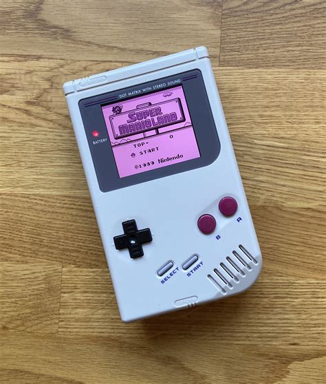 Original Gameboy Dmg001 With New Shell And Upgraded Ips Screen Etsy