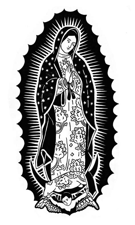 0 Result Images Of Tatuajes De La Silueta De La Virgen De Guadalupe
