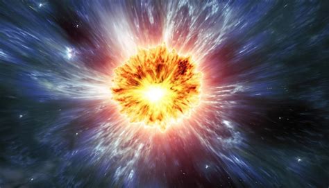 Premium Photo Supernova Massive Star Explosion Space Background 3d