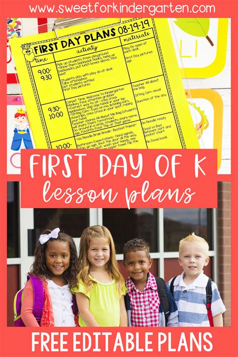 What Do You Plan For The First Day Of Kindergarten Check Out This Post