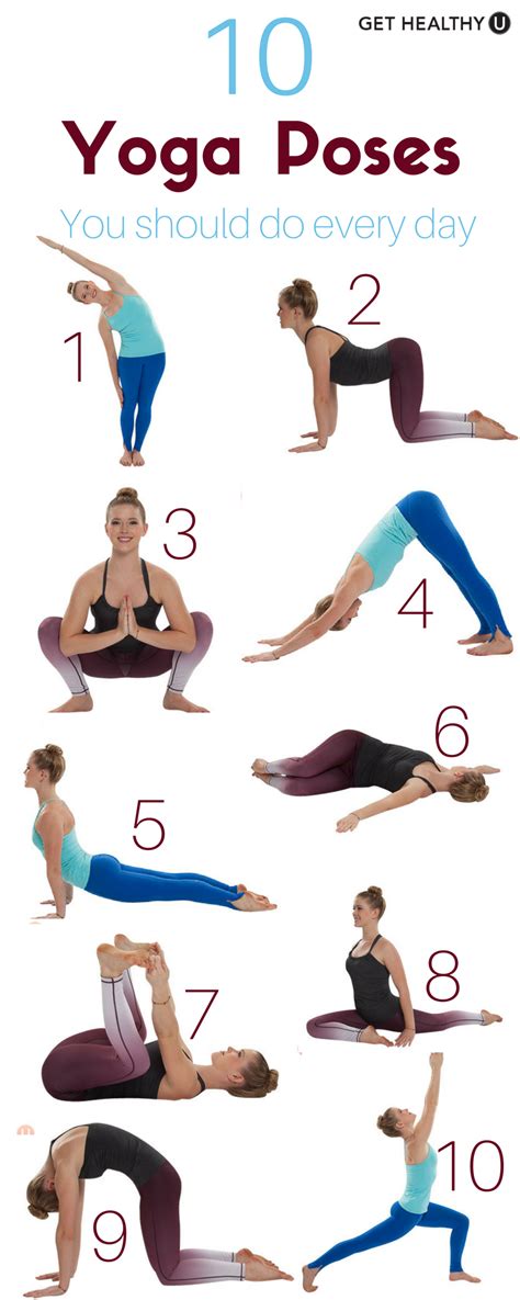 The 10 Yoga Poses You Should Do Everyday Easy Yoga Workouts Yoga