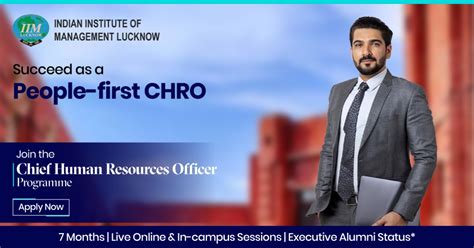 Chief Human Resources Officer Programme On Linkedin Iim Lucknow Chief Human Resources Officer