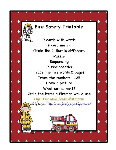 Activities, coloring pages and worksheets for kids that teach food safety guidelines based on the usda guidelines and basic handwashing principals. Fire safety theme, Fire safety, Printable activities