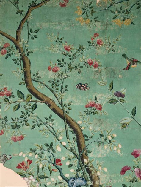 Camellia Chinoiserie Wallpaper Fragment Wallpaper Mural Surfaceview