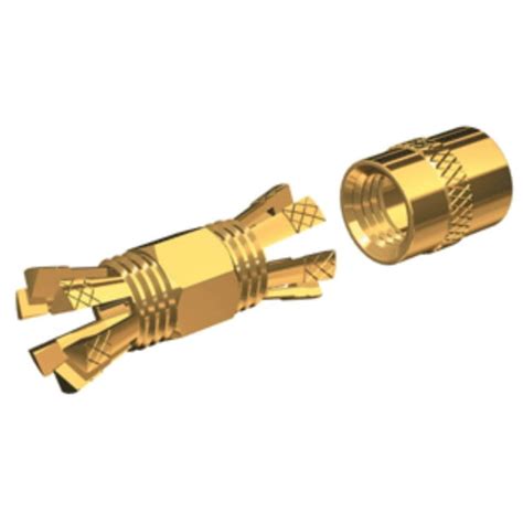 2 Gold Marine Splice Connector For Coaxial Cable