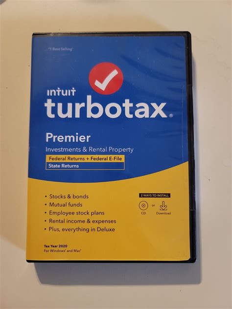 Turbotax Premier Investments And Rental Property Federal Returns