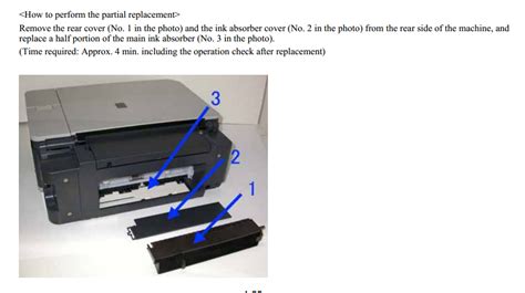 When this error occurs, when the printer is turned on, the power and alarm leds light up alternately 7 times. Rijkswatch: Canon pixma mp510 ink absorber almost full ...