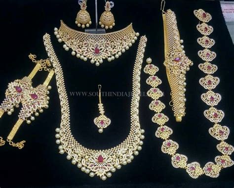 Imitationbridaljewellerysetfromsimmajewels Goldjewelleryset