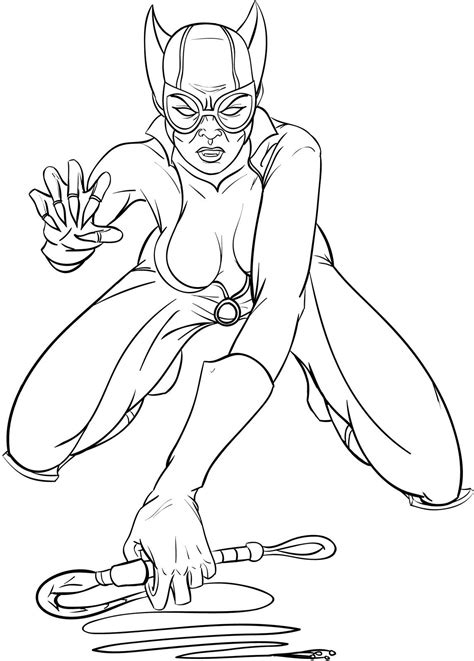 Be Sure To Print Of The Batman Catwoman Coloring Pages With Click The