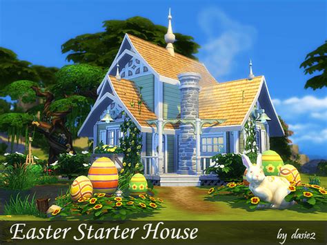 Easter Starter House By Dasie2 At Tsr Sims 4 Updates