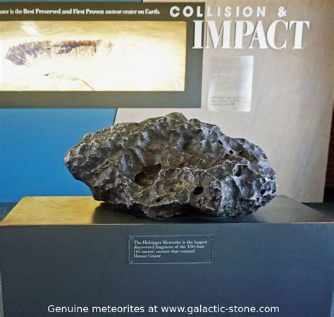 The Holsinger Meteorite The Largest Recovered From Meteor Crater
