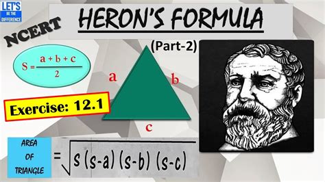 Heron S Formula 02 Chapter 12 Exercise 12 1 NCERT Class 9