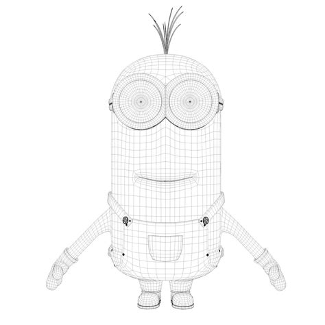 Tall Minion 3d Model 139 Fbx C4d Free3d