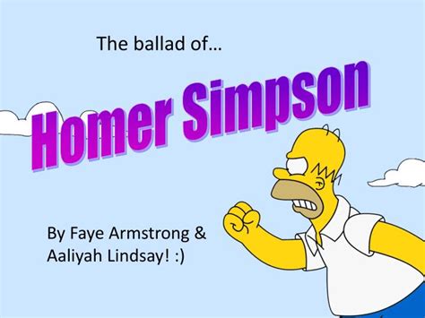 Ppt Homer Simpson Powerpoint Presentation Free Download Id5390432