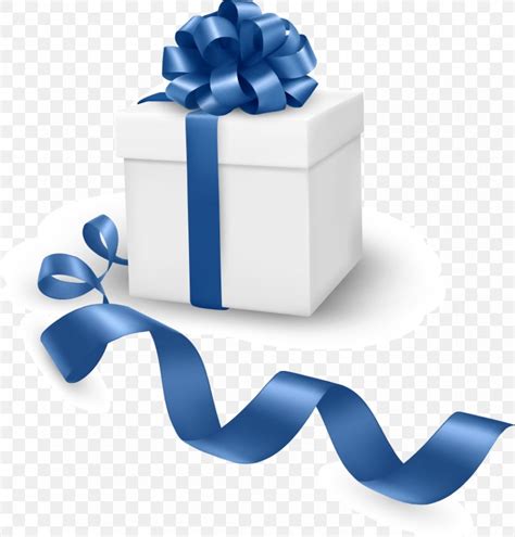 Ribbon Decorative Box Gift PNG 869x909px Ribbon Blue Box